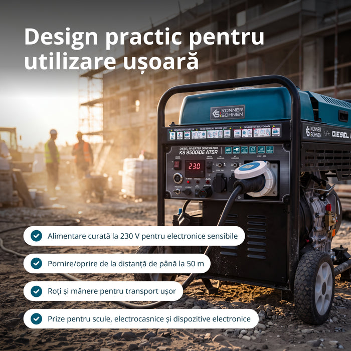 Generatoare cu inverter diesel KS 9500iDЕ ATSR