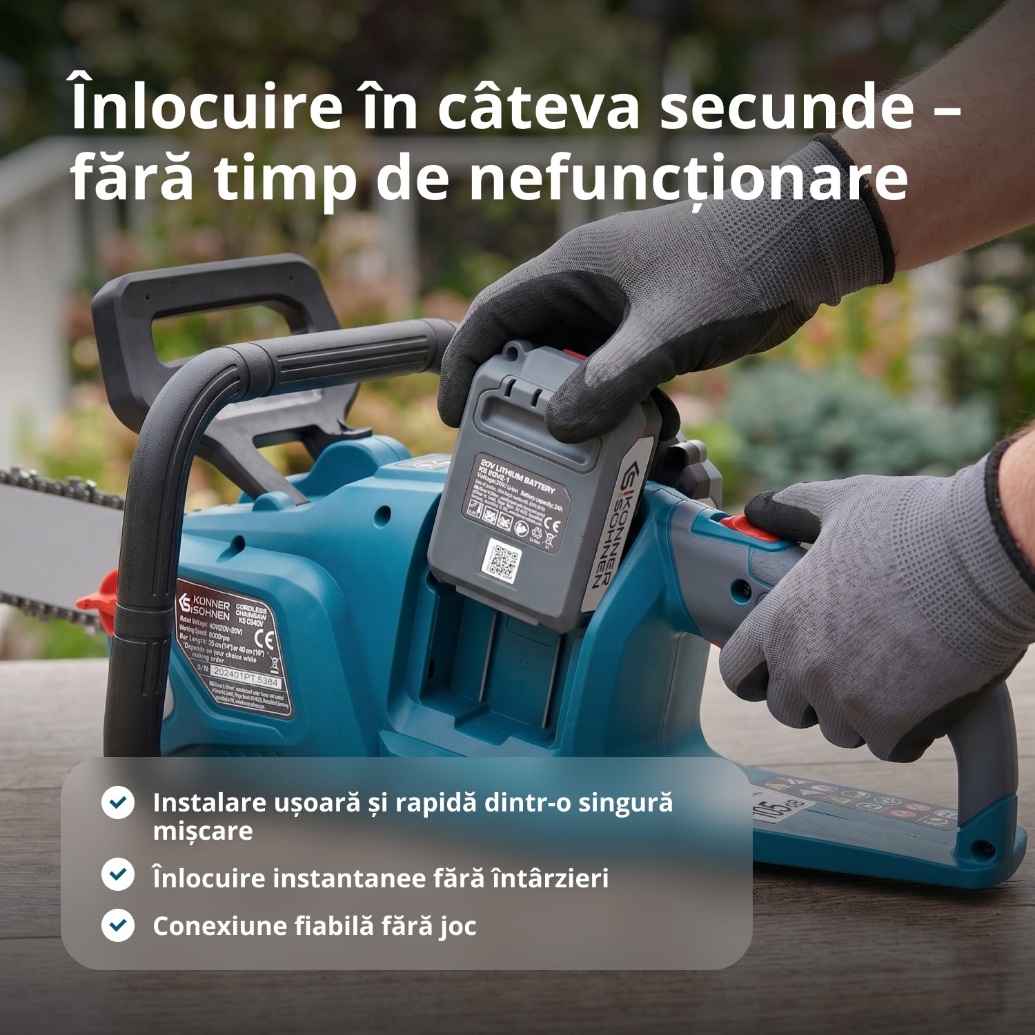 Acumulator Li-Ion 20V KS 20V2-1