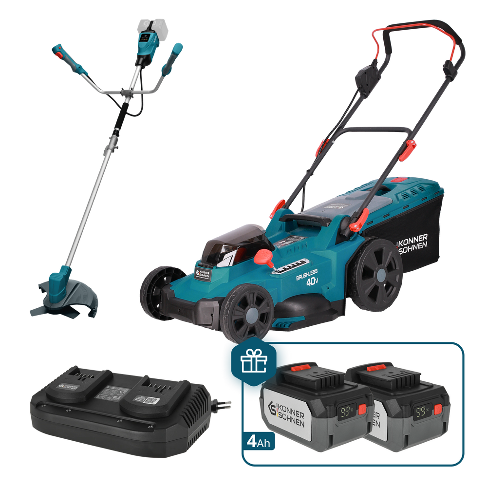 Aktion Rasenpflege-Set KS 43LM-BCT40V-SET