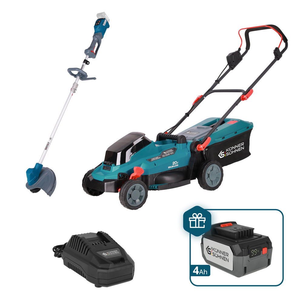 Promotionsset zur Rasenpflege KS 33LM-BCT20V-SET