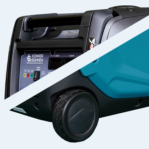 Transportset (opvouwbare handgreep en wielen)