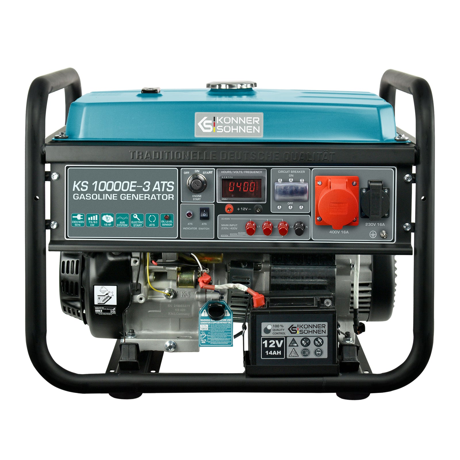 Benzingenerator "Könner & Söhnen" KS 10000E-3 ATS