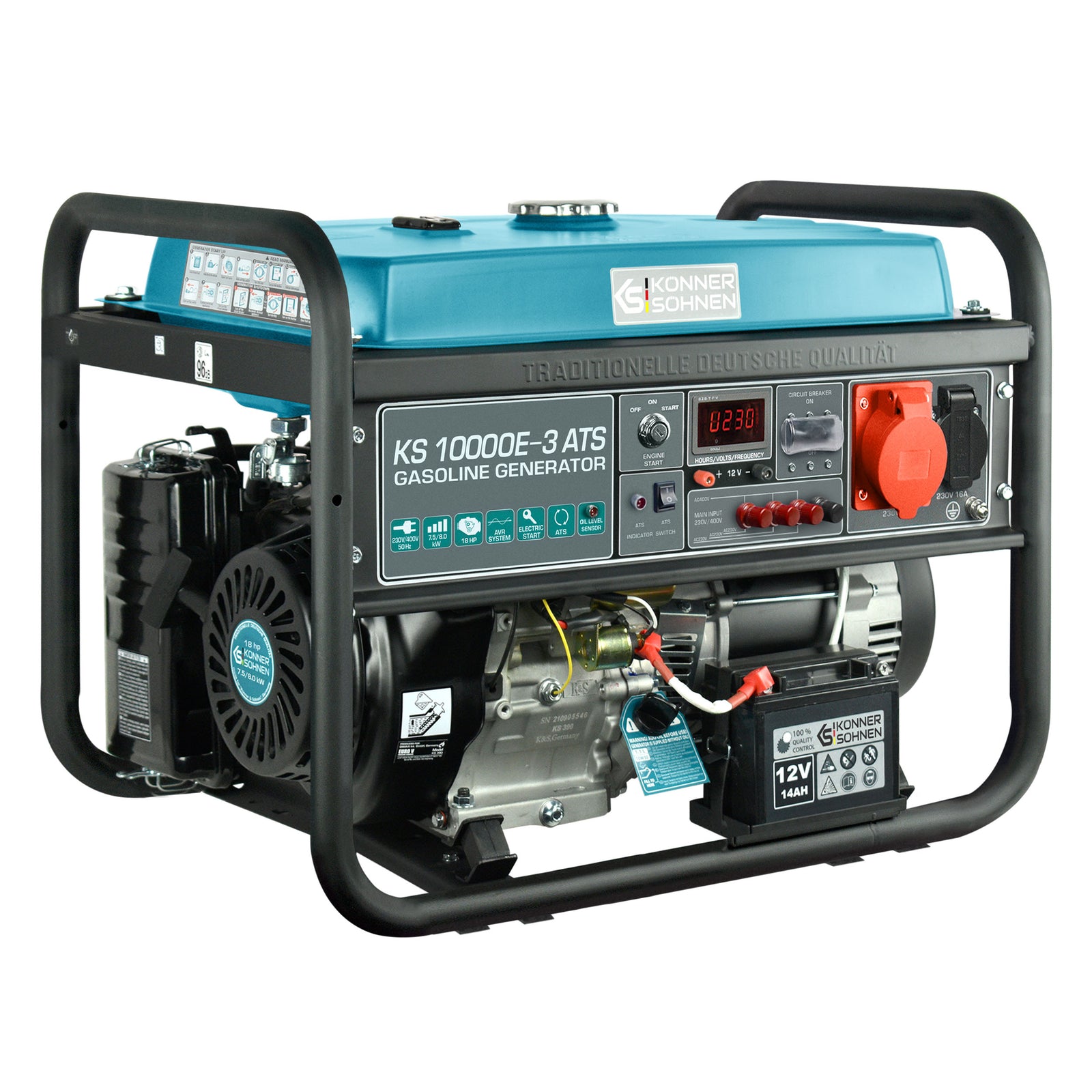 Benzingenerator "Könner & Söhnen" KS 10000E-3 ATS