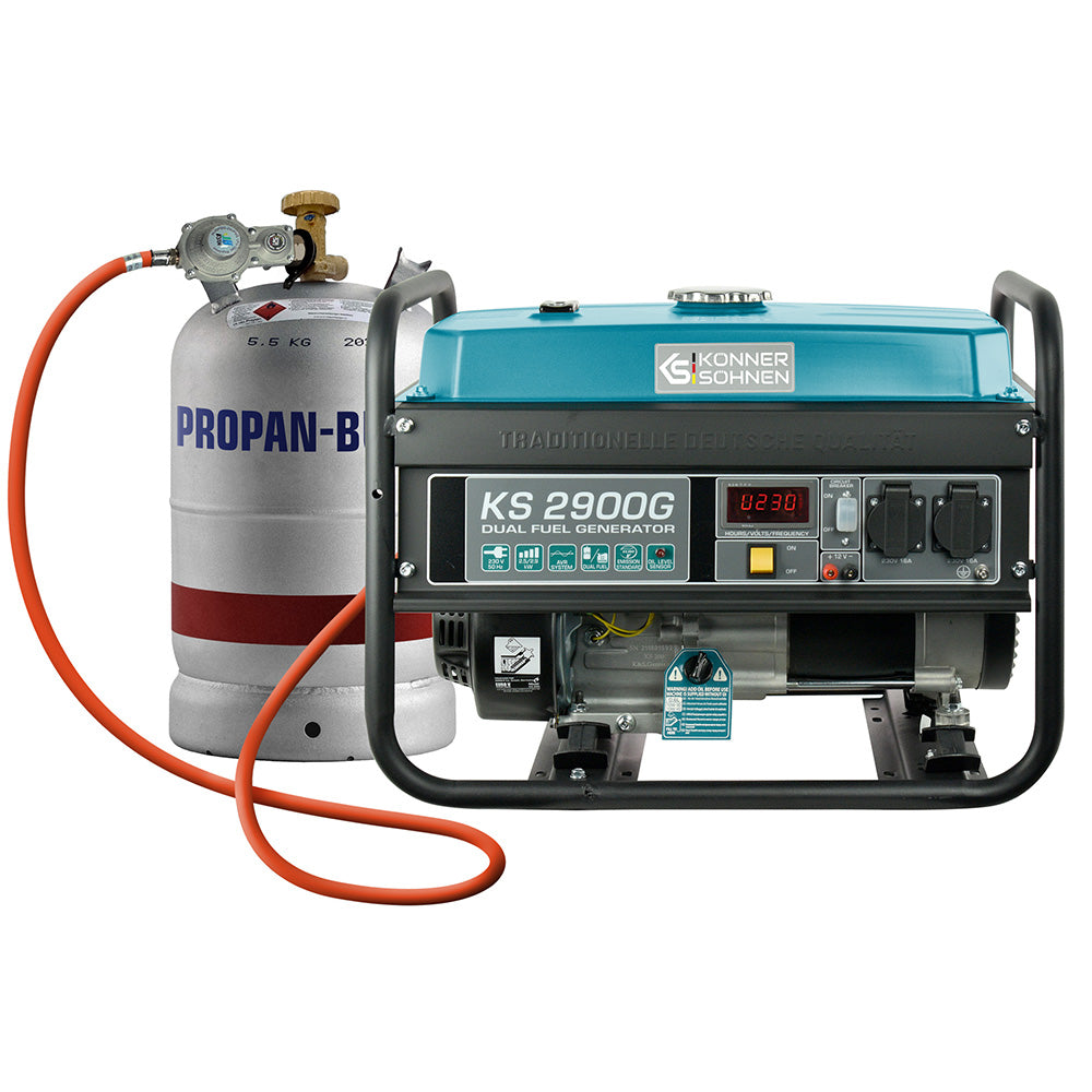 Generador híbrido de gasolina y gas "Könner & Söhnen" KS 2900G