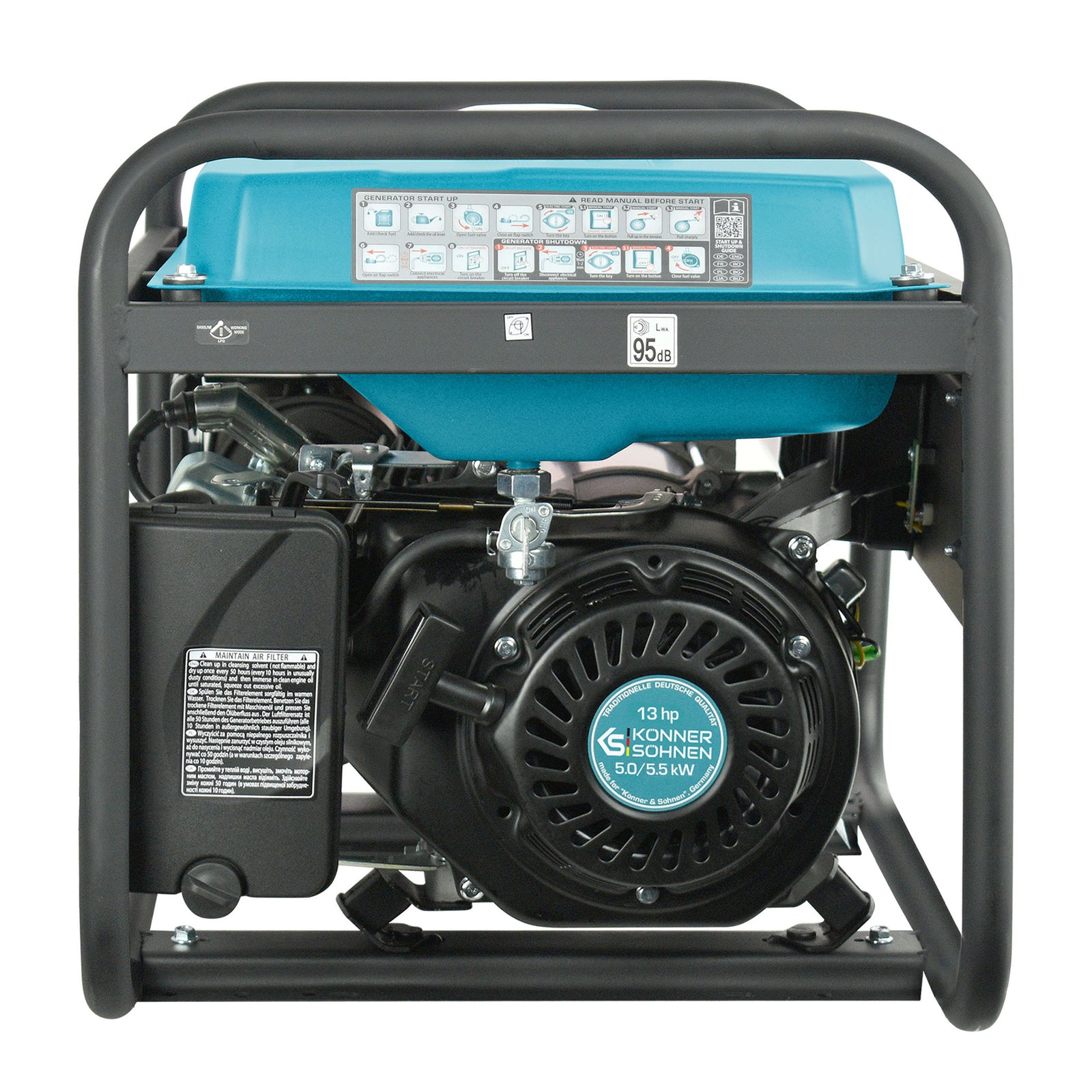 Benzingenerátor „Könner & Söhnen” KS 7000E-3 ATS