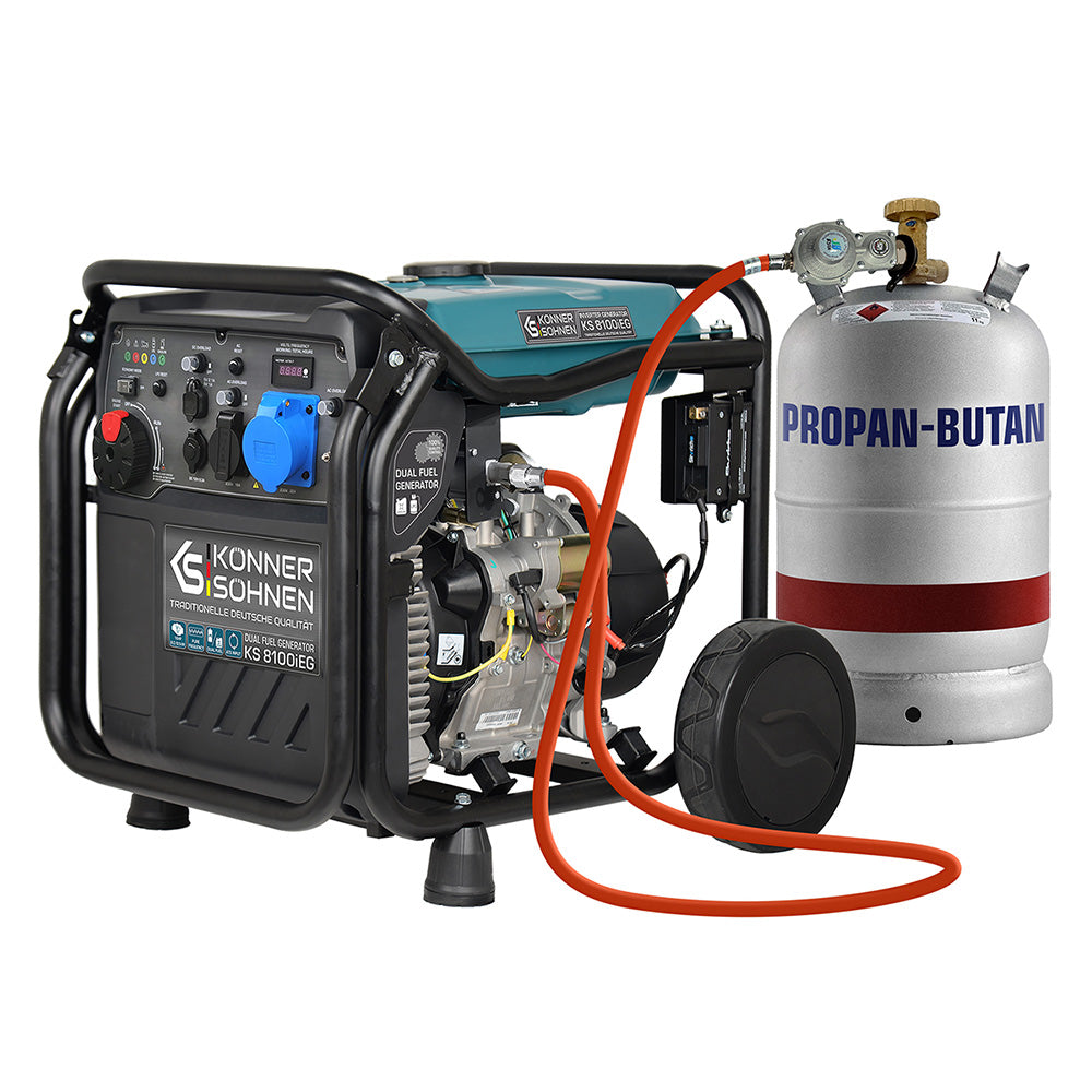 LPG/gasoline inverter generator KS 8100iEG (Refurbished Good)