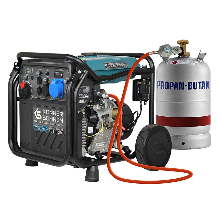 Інверторний генератор на LPG/бензині KS 8100iEG