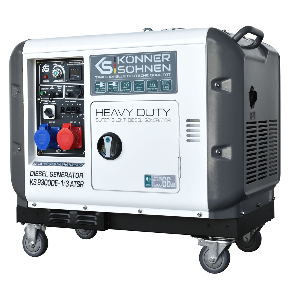 Diesel generátor „Könner & Söhnen” KS 9300DE-1/3 ATSR (EURO V)