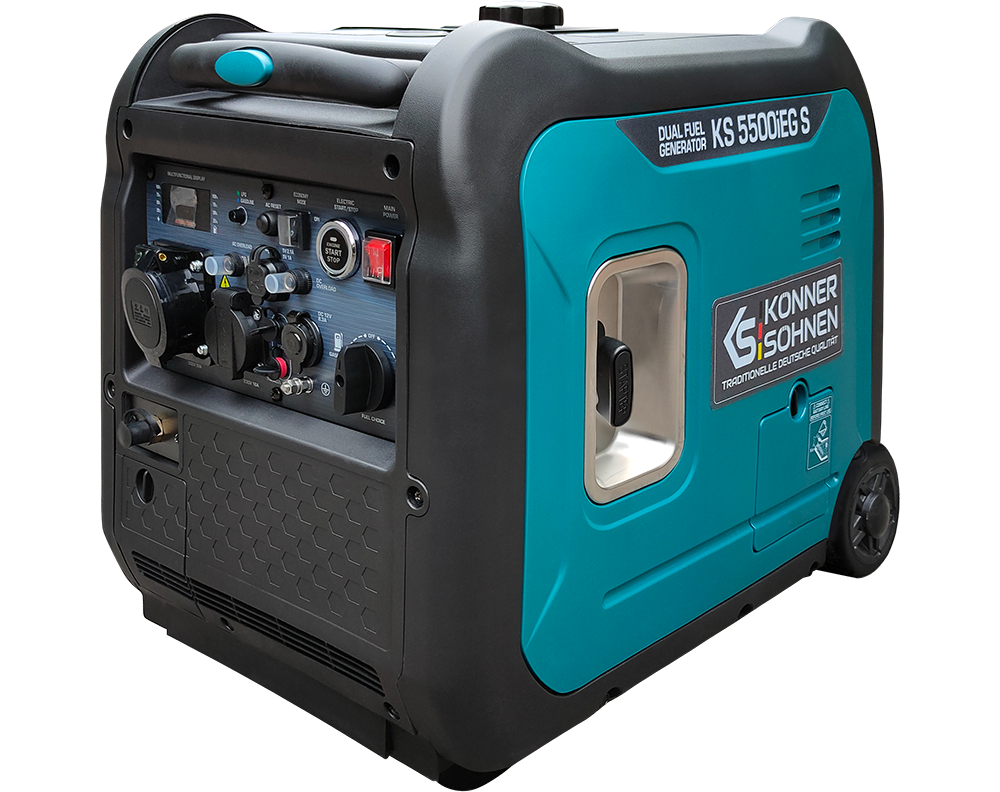 Інверторний генератор LPG/бензин KS 5500iEG S