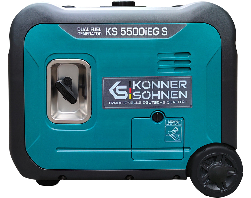 Інверторний генератор LPG/бензин KS 5500iEG S
