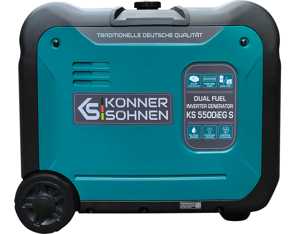 Інверторний генератор LPG/бензин KS 5500iEG S