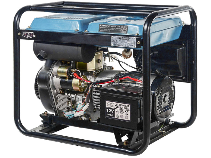 Dieselgeneraattori "Könner & Söhnen" KS 8100HDE-1/3 ATSR (EURO V)